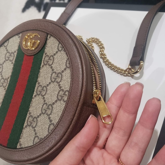 Gucci GG Brown Ophidia Supreme Mini Backpack - Picture 4 of 4
